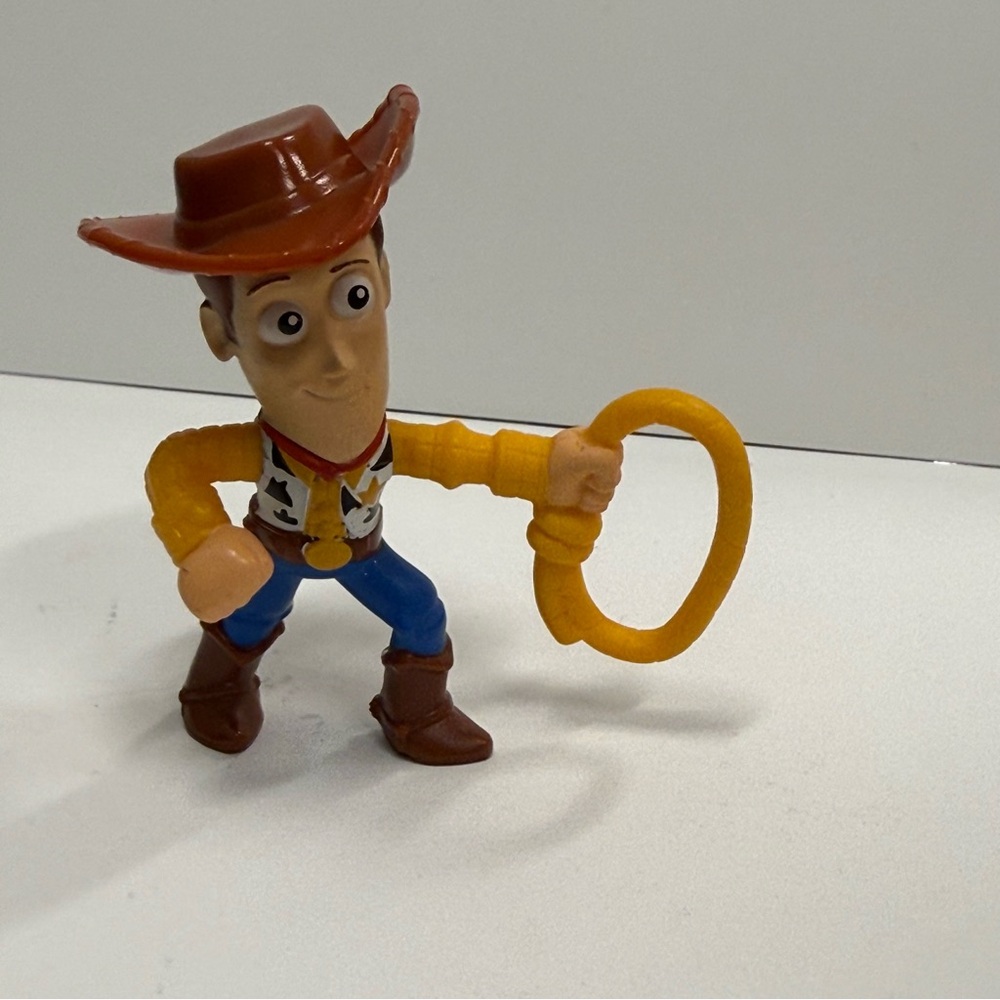 McDonald's Happy Meal Disney Woody Toy Story Figure 3" With Lasso - Cake Topper